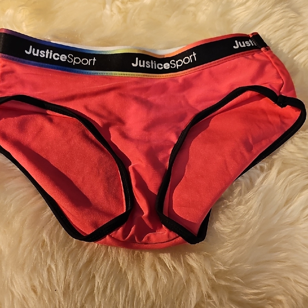Justice Sport Kids Coral Underwear